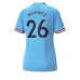 Cheap Manchester City Riyad Mahrez #26 Home Football Shirt Women 2022-23 Short Sleeve